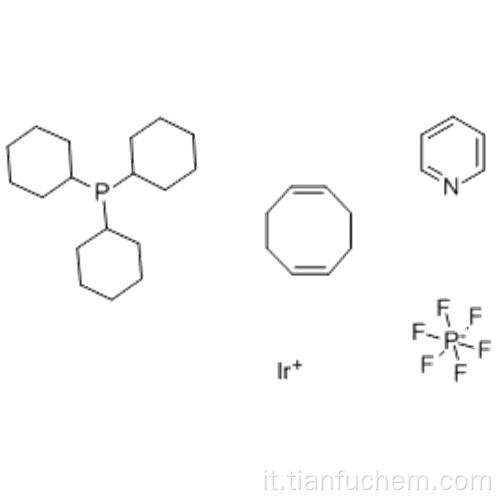 (1,5-cicloottadiene) esafluorofosfato di piridina (tricicloesilfosfina) iridium CAS 64536-78-3